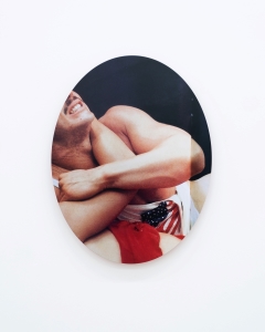 Image: Pacifico Silano, Untitled (Wrestlers), If You Gotta Hurt Somebody, Please Hurt Me, 2022