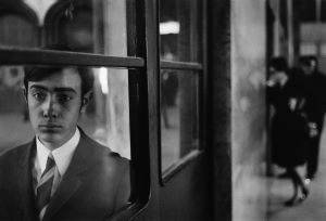 Image: Neal Slavin, Young Man at Railway Station, Portugal